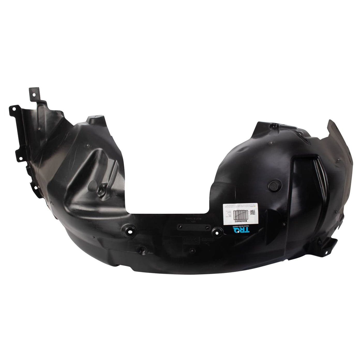 TRQ Front Right Inner Fender Liner Black Passenger Side Compatible with 20182022 Ford Mustang FO1249189