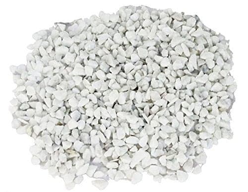 1kg White Marble Chips for Garden, Aquarium, Indoor Outdoor Decoration Pebbles Stone