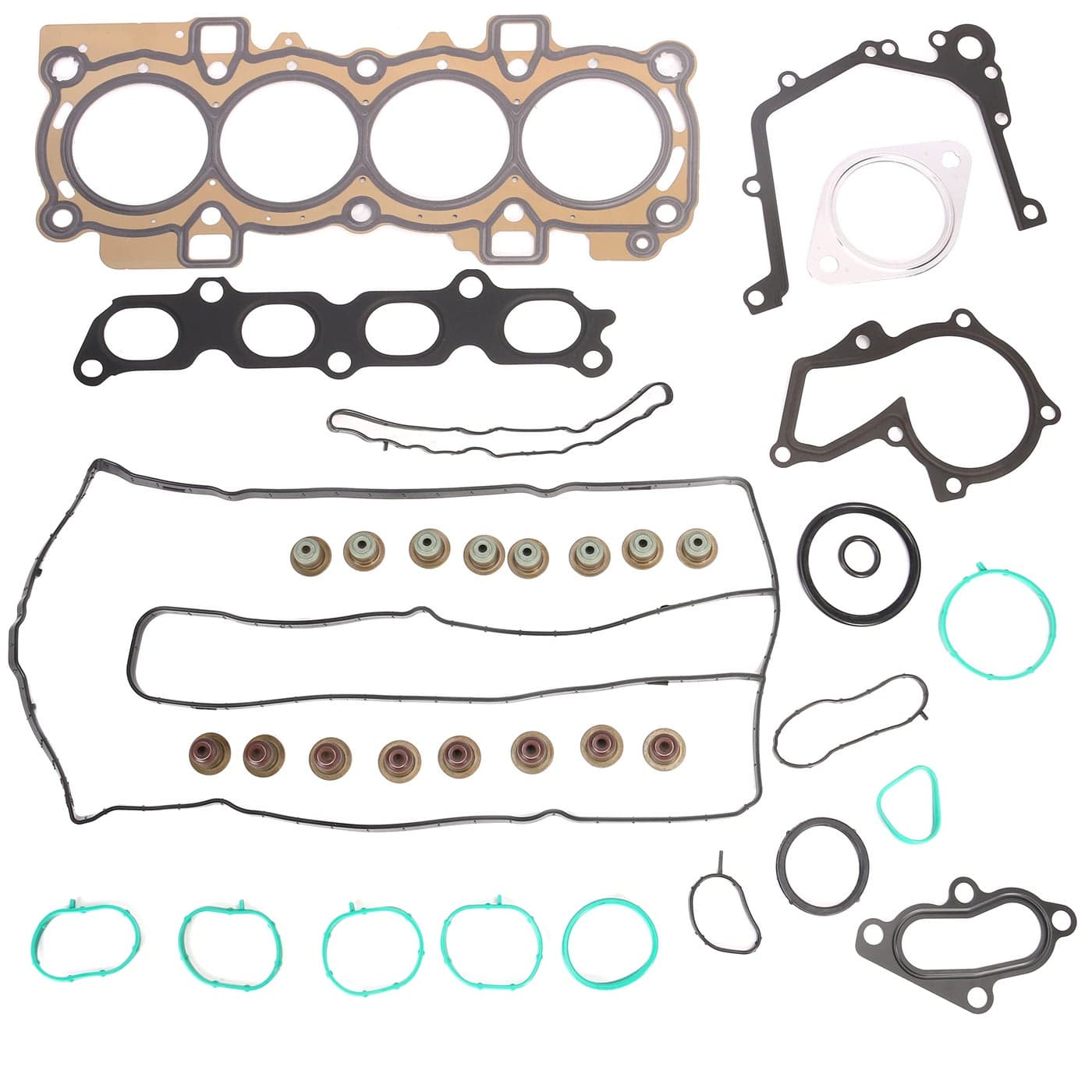 JAVOUKA Engine Head Gasket Set fits for Ford Fiesta 16L 1596CC 97Cu in l4 Gas DOHC Naturally Aspirated 20112016 OEHGS4313