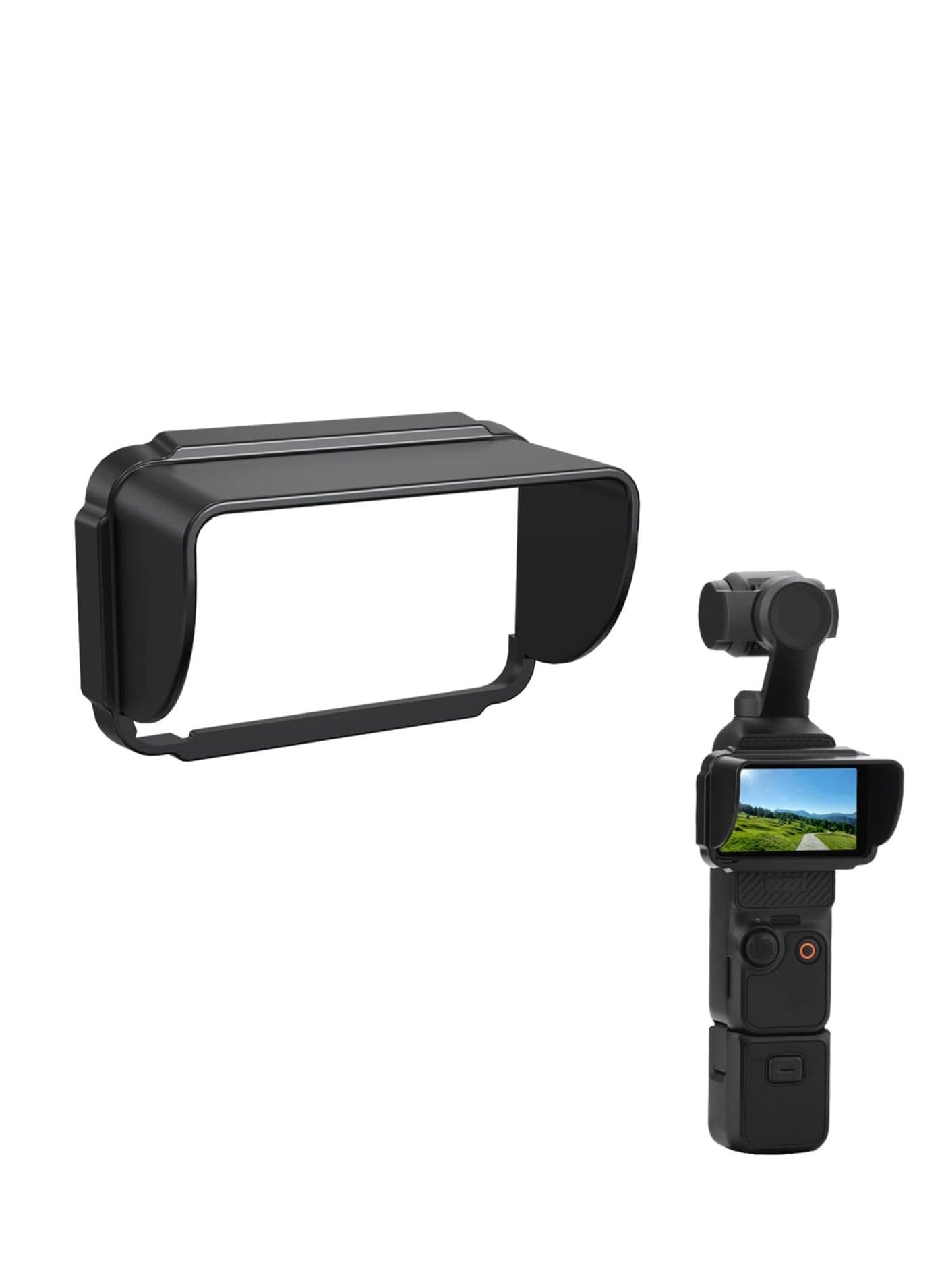 Screen Sun Hood Sunshade for DJI Osmo Pocket 3 Camera Accessories Lens Hood Visor Shield