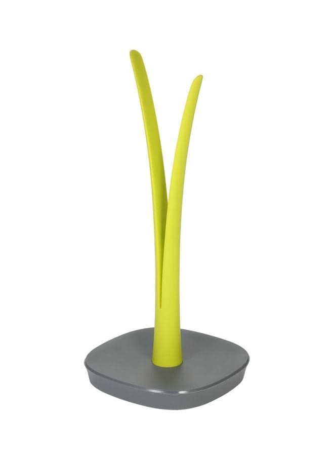Decorative Kitchen Tissue Paper Holder Green/Grey 16x16x35cm