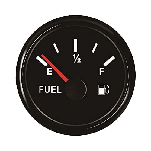 ELING Waterproof Car Truck Fuel Level Gauge Meter 240-33ohm 52mm with Backlight 9-32V