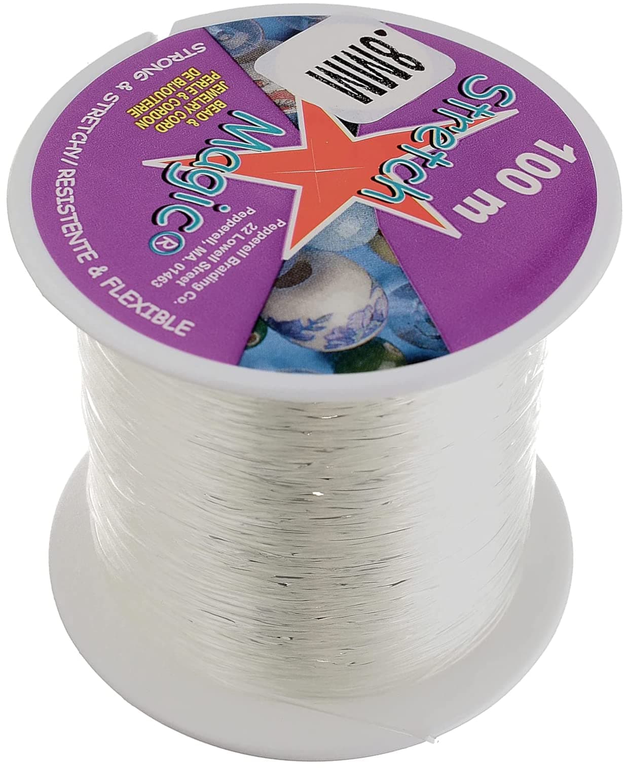 Stretch Magic 0.8mm Clear Elastic Bead & Jewelry Cord - 100 Meters