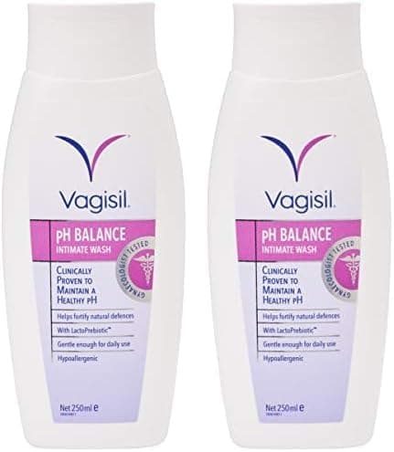 VAGISIL pH Balance Intimate Wash for Women Daily External Feminine Hygiene with LactoPrebiotic Helps Fortify Natural Defences 250 ml