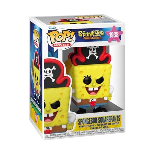 Funko Pop Movies The Spongebob Movie Spongebob Squarepants Collectable Vinyl Figure Gift Idea Official Merchandise Toys for Kids Adults Cartoon Fans Model Figure for Collectors
