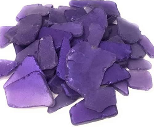 Purple Sea Glass for Crafts 11oz Bag of Beach Glass for Crafts Decor Seaglass Vase Filler Coastal DIY Supplies Sea Glass Decor Seaglass for Crafts Nautical Craft Glass