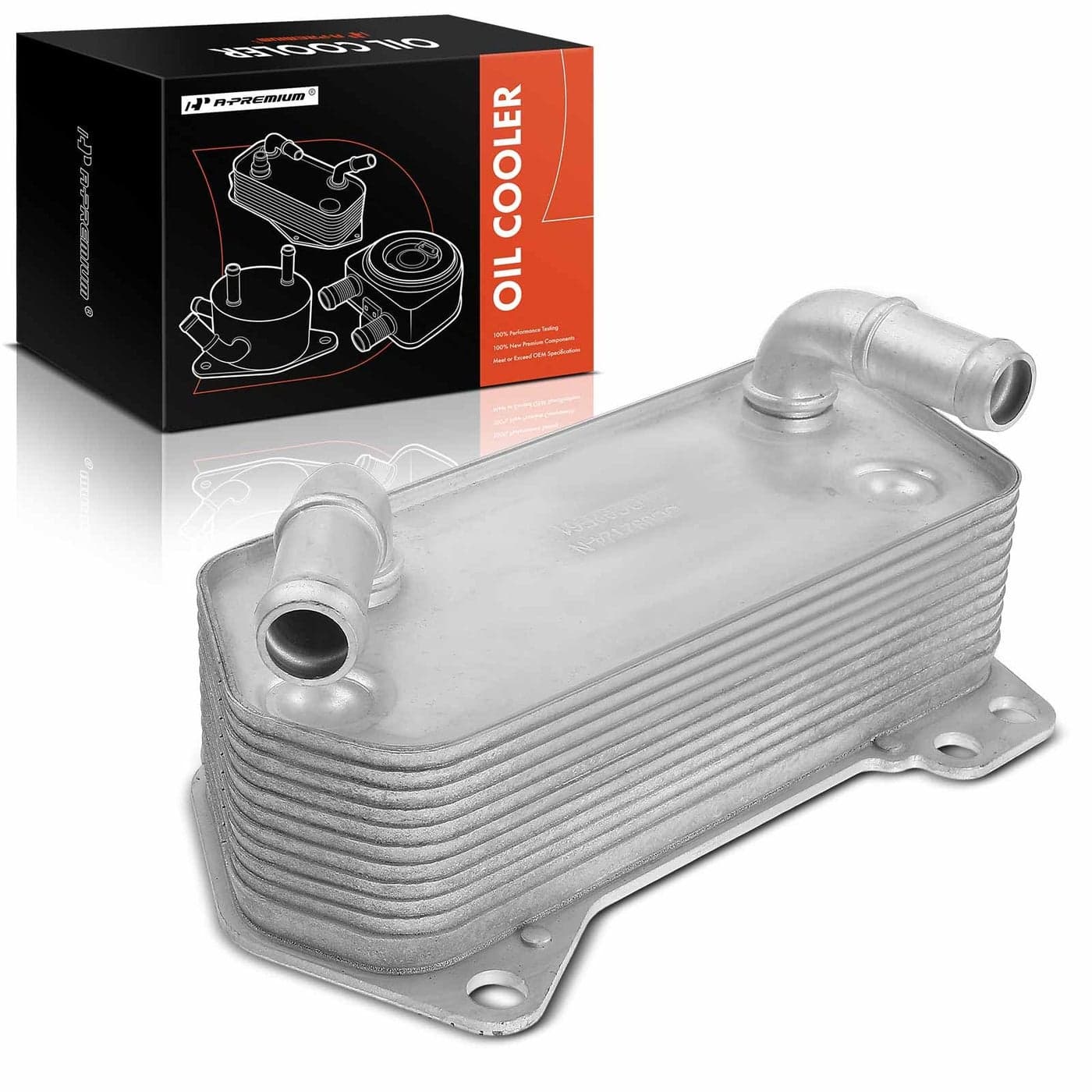 APremium Automatic Transmission Oil Cooler Compatible with Volkswagen Jetta 2006201020122014 Passat Beetle CC Eos GTI Audi A3 A3 Quattro 20062013