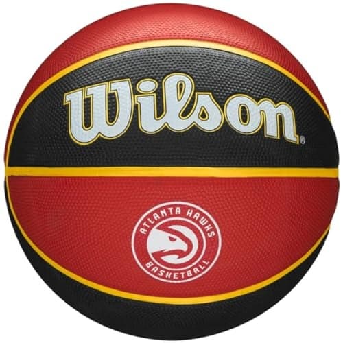 WILSON NBA Team Tribute Basketball - Size 7 - 29.5", Atlanta Hawks