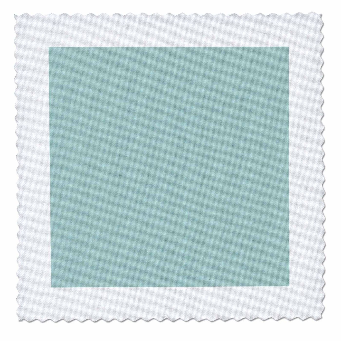 3dRose Plain Mint Blue - Solid Color - Light Turquoise-Grey-Gray - Modern Contemporary Simple Pastel Teal - Quilt Square, 12 by 12-Inch (qs_159844_4)