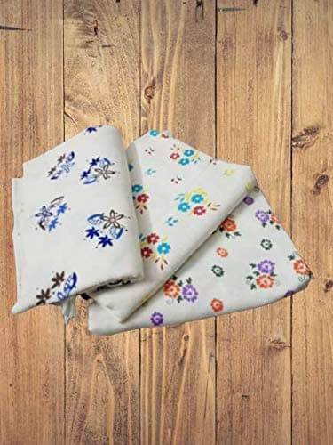 Khadi Cotton bath towels Manufacturing 30* 60 inches (Pack of 3).Large Size Pure Cotton White Towels Suitable for All Men and Women _SA12008