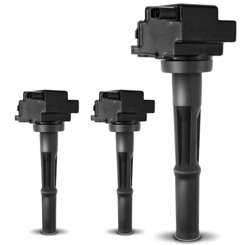 A-Premium Set of 3 Ignition Coil Pack Compatible with Toyota - Tacoma 1995-2004, Tundra 2000-2004, T100 1995-1998, 4Runner 1996-2002 - for V6 3.4L