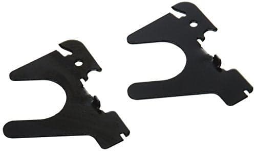 Wall Control Slanted U-Hook Accessory “U” Shaped Slotted Metal Pegboard Hook Pegboard and Slotted Tool Board – Black