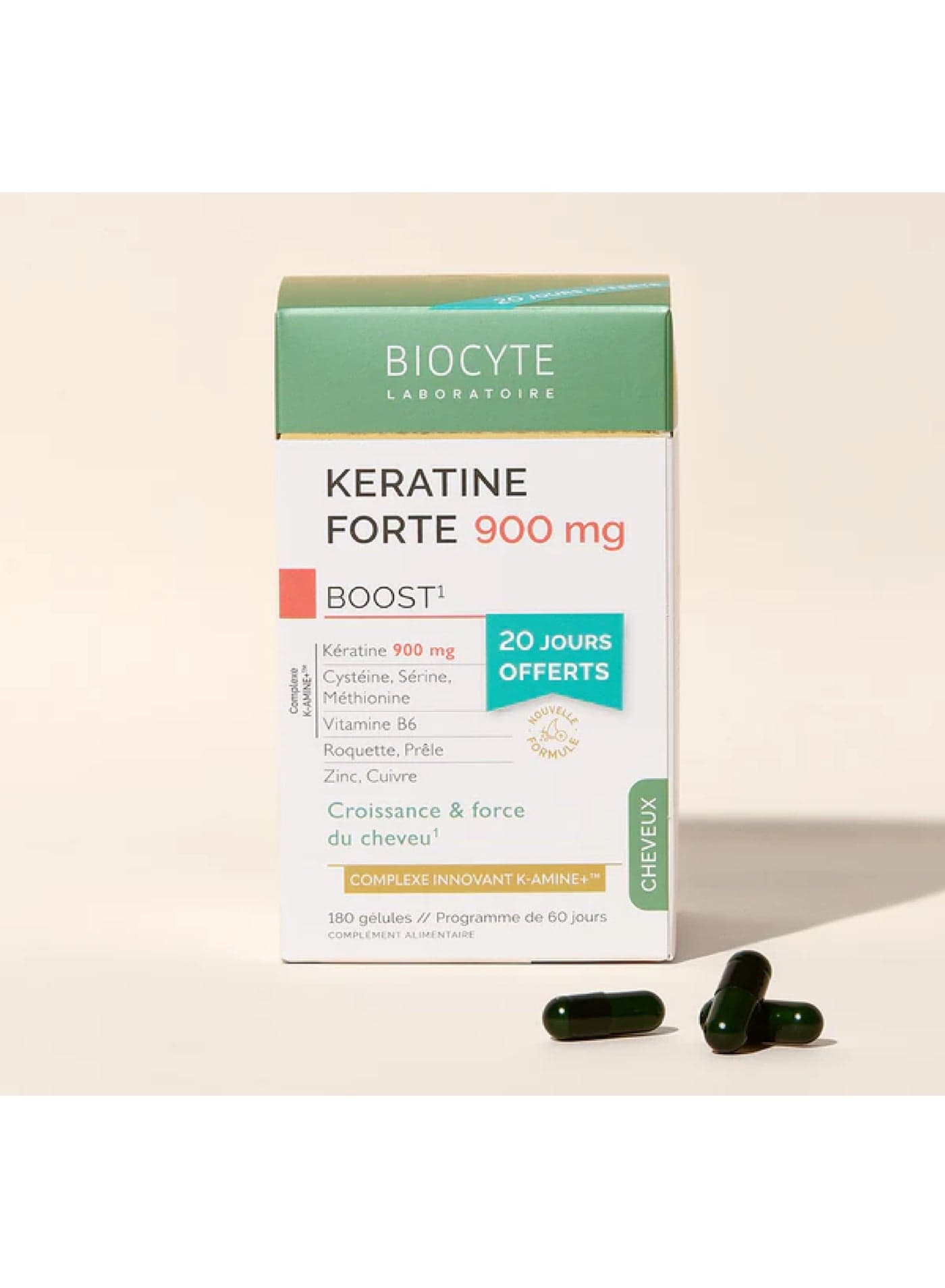 Keratine Forte 900 mg Boost 180 Capsules