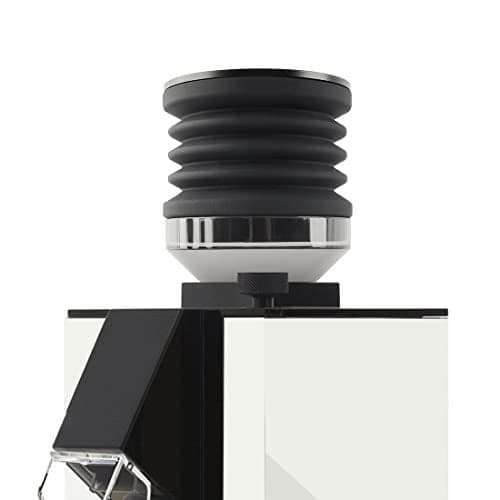 Single Dose Hopper Compatible with Eureka Mignon Espresso Coffee Grinder Silicone Bellow for Blow Out Residual Coffee Grounds (Transparent Adapter)