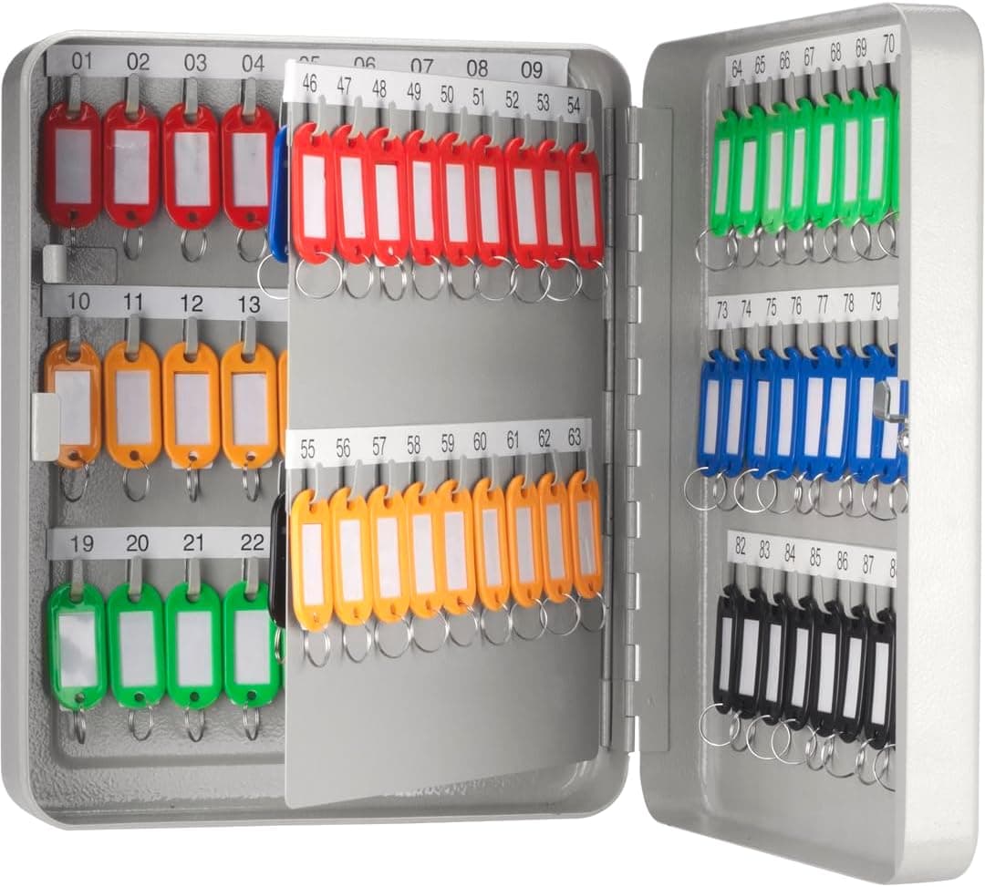 Barska CB13234 Key Lock 90 Position Key Cabinet Lock Box Grey 95 x 31 x 1175