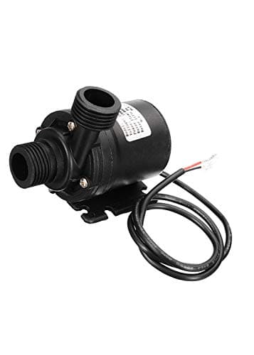 GENEDEY DC 12V 1/2" Brushless Magnetic Drive Centrifugal Submersible Water Oil Pump Ultra Quiet 800L/H 5M/16ft for Fish Tank Fountain Pool Pond Aquarium Solar Water Circulation System