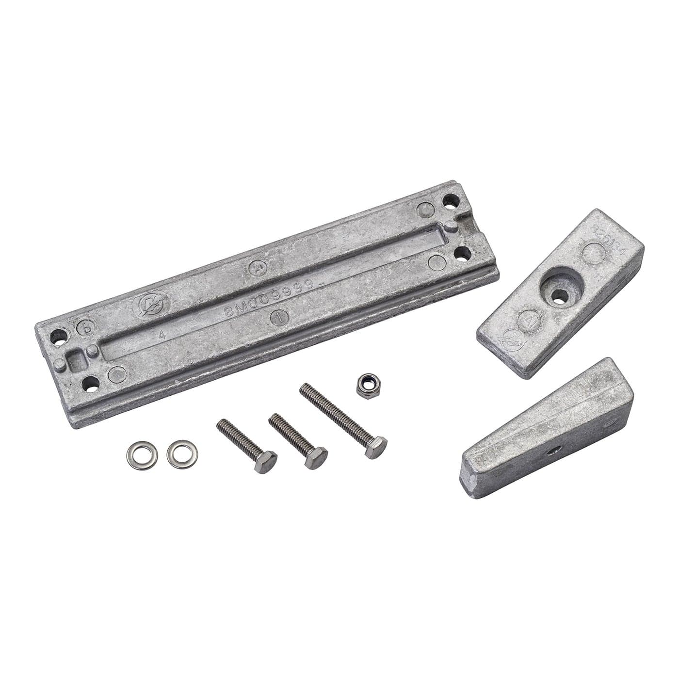 Quicksilver 8M0107546 Aluminum Anode Kit for Select Mercury 40115 Hp Outboards