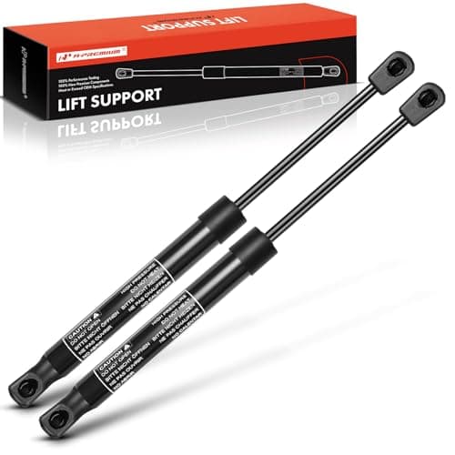 A-Premium Front Hood Lift Supports Shock Struts Compatible with Select Audi Models - A8 Quattro 2003-2010 S8 2007-2009 Sedan - Replace# 4E0823359D 8196347(2PC Set)