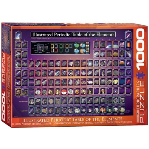 EuroGraphics Periodic Table (Illustrated) 1000 Piece Puzzle