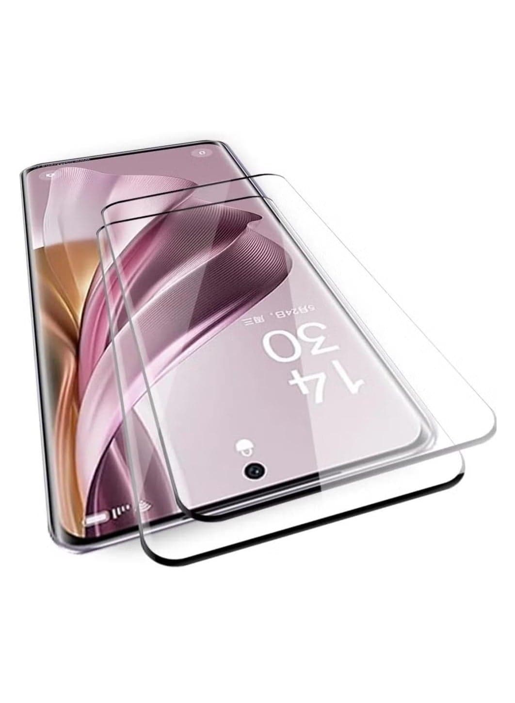 2-Pack 5D Clear Tempered Glass Screen Protector for OPPO RENO 7 Z – Ultra HD, Full Edge-to-Edge Coverage, 9H Hardness, Anti-Scratch, Smudge Resistant, Bubble-Free, Case Friendly, Easy Installation for OPPO Smartphones