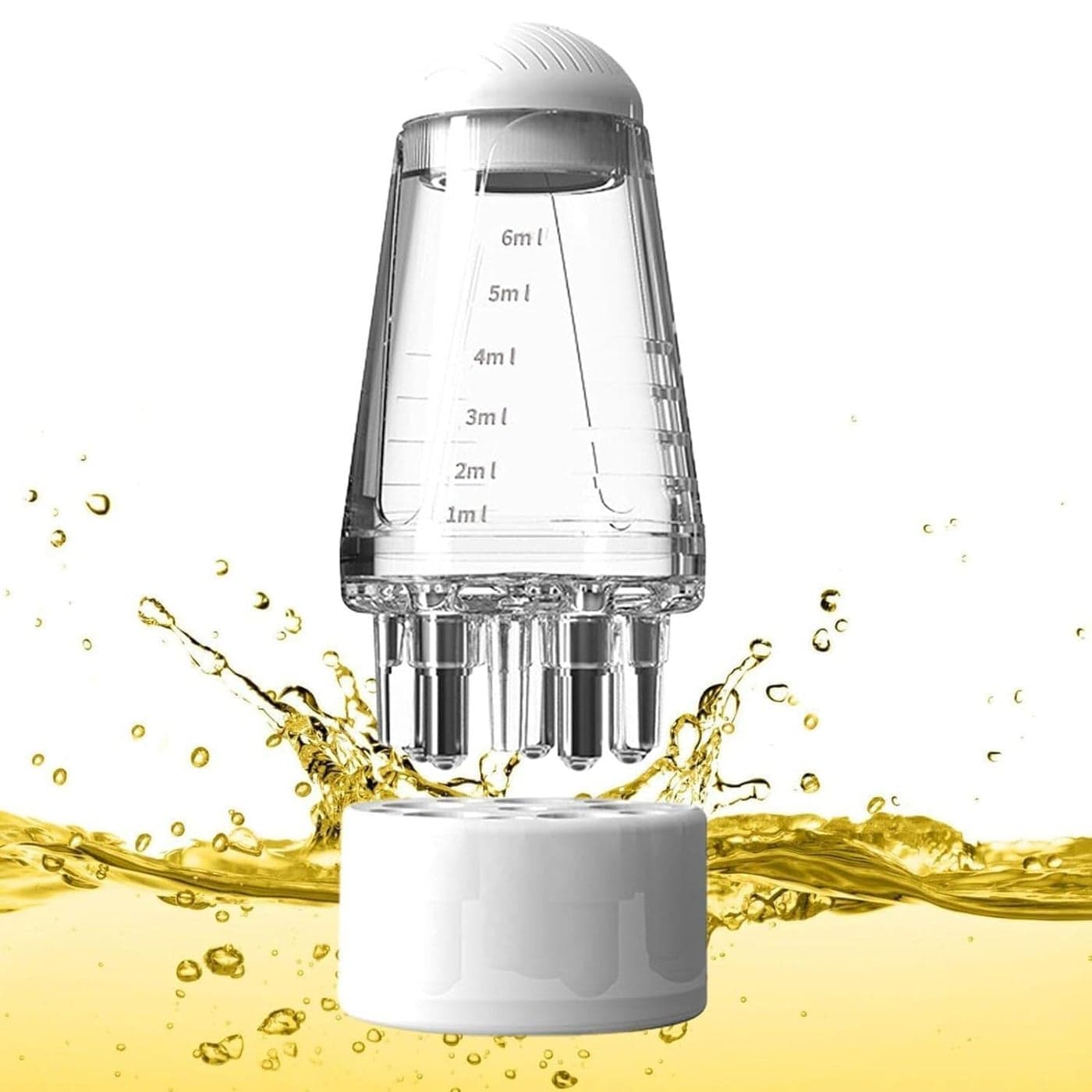 Hair Oil Applicator Comb Smooth Root Comb Applicator Bottle For Scalp Oil Anti Hair Loss Lotion Dispenser AntiLeak 6Ml Scale Control Salon Care OilyGreasy Hair