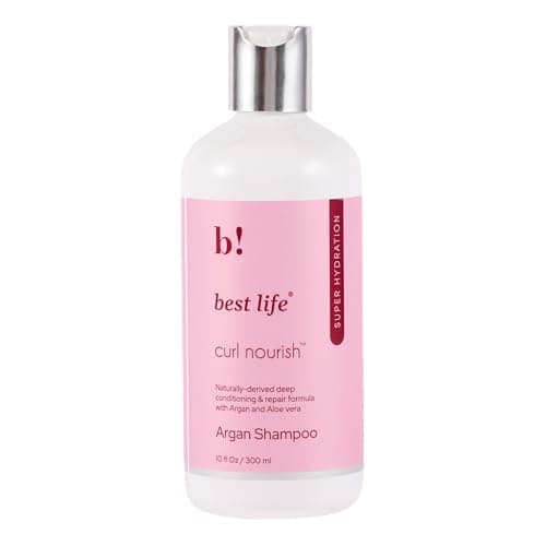 Best Life Moroccan Argan Oil Hair Shampoo for Dull Dry Frizzy Hair 300 Ml Moisturize Strengthen Curly and Wavy Hair For Women Men No Parabens Sulphates All Natural 250 ml Pack of 1