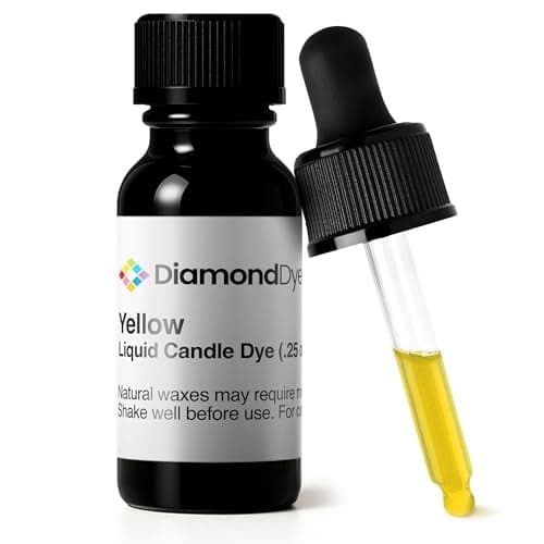 Yellow Liquid Candle Dye 25 oz Made in the USA Safe and Easy to Use Premium Candle Making Supplies Perfect for DIY Candle Making Kits Designed for Candle Wax