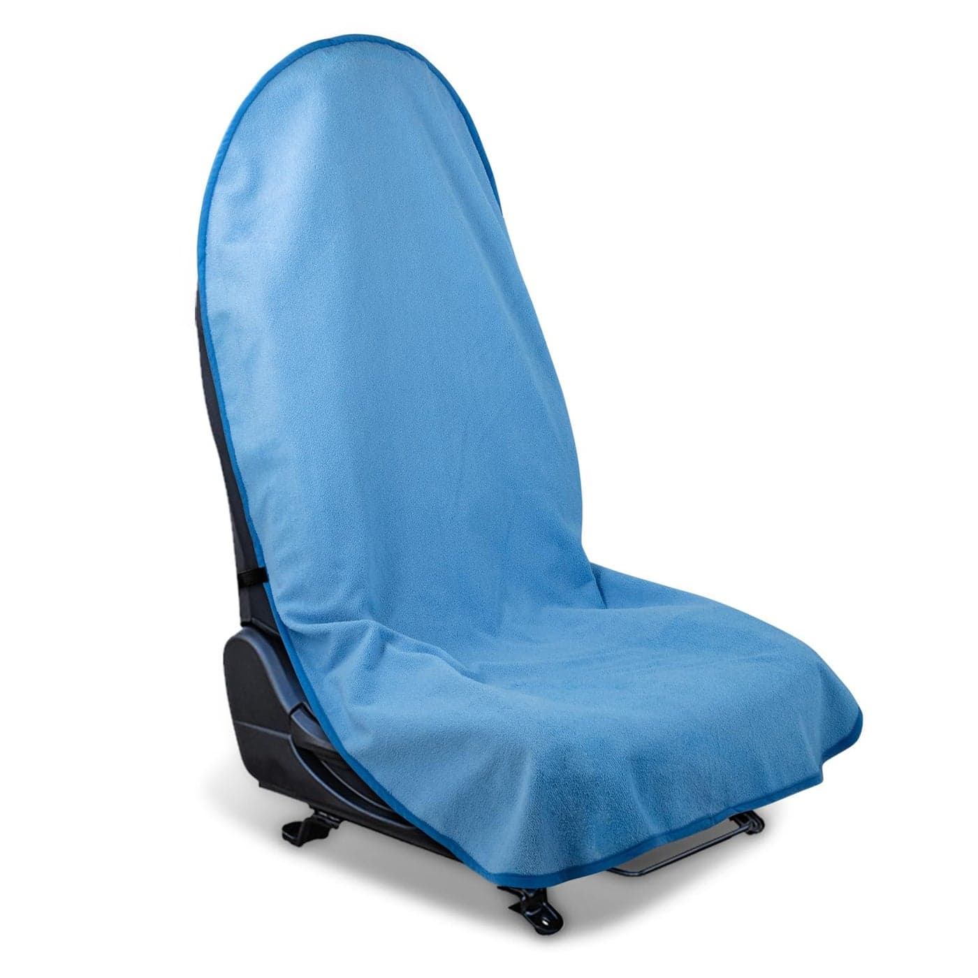 Waterproof Sweating Car Seat Cover for Post Gym Workout Running Swimming Beach and Hiking Universal Fit NonSlip Bucket Seat Protector for Cars SUV Trucks Machine Washable Light Blue