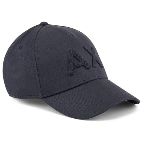 Armani Exchange Men's Embroidered Baseball Hat, Blu Navy, One Size