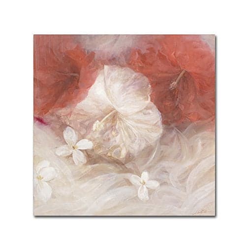 Trademark Fine Art Hibiscus IV Wall Decor by Li Bo, 14" x 14"
