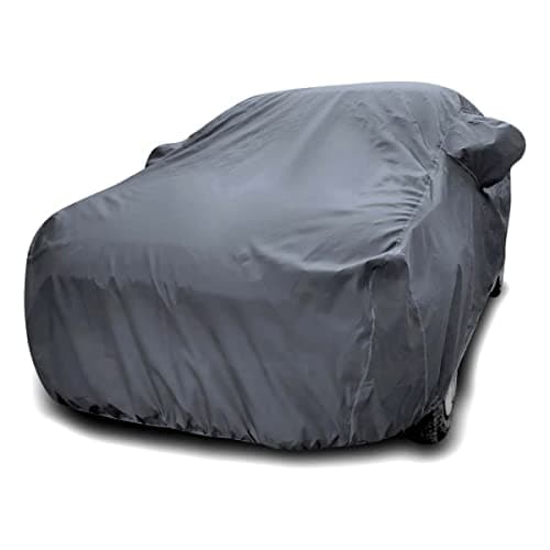 MotRoX 100% Waterproof Car Body Cover for Maruti Suzuki SX4 (American Dark Grey-with Mirror Pocket and Piping)