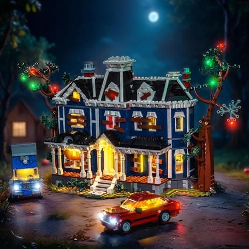 LocoLee Light kit Compatible with Lego 11370 Stranger Things The Creel House No Model Only Lights LED Lighting Accessories Compatible with Lego 11370 Creel House Standard Version
