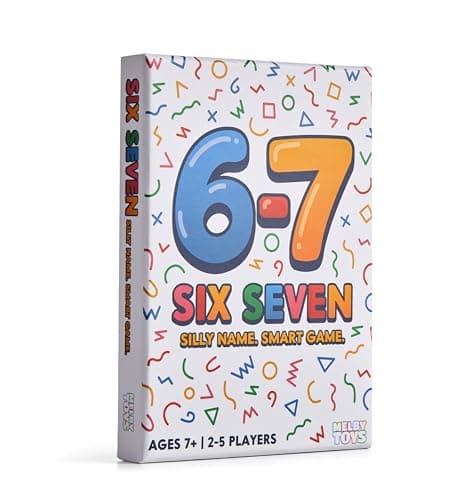 Melby Toys Six Seven I The Hilarious 67 Math Card Game for Kids Families I Build Equations to Make 6 or 7 I Fun STEM Learning Game for Ages 812 I Fast Family Game Night Classroom Math Center