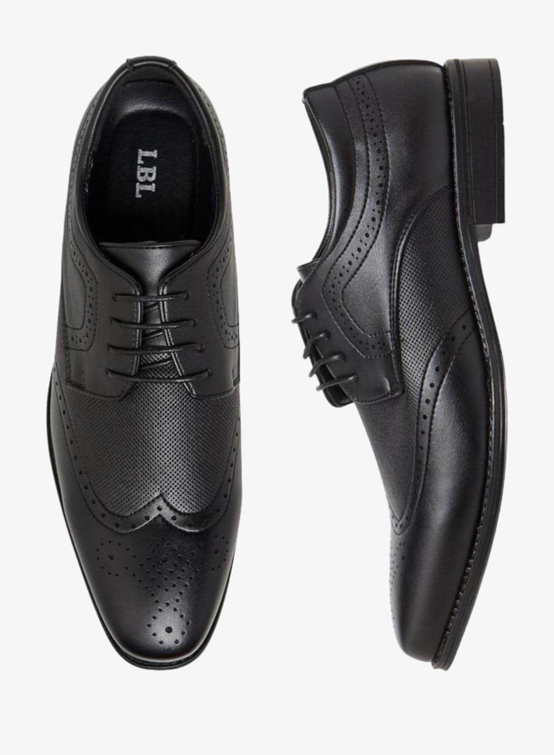 Men Lace-Up Derby Shoes