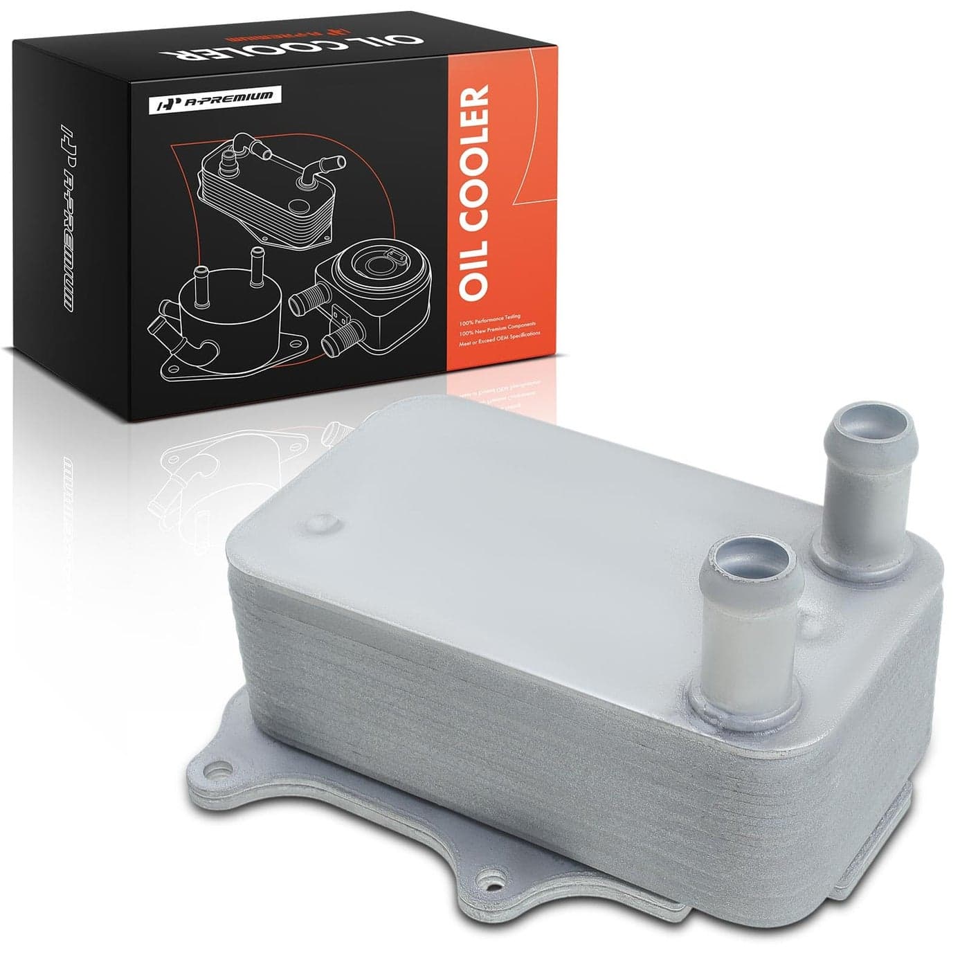 APremium Engine Oil Cooler Compatible with Ford Explorer Police Interceptor Utility 2020 F150 20152020 Lincoln Aviator 2020 27L 30L