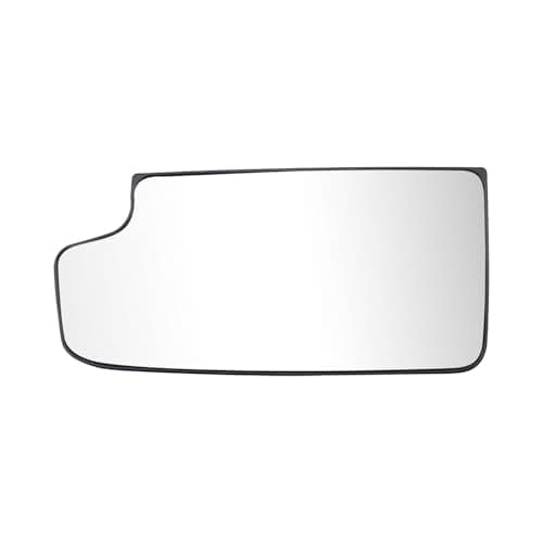 Left Driver Side Towing Heated Mirror Glass Lower for Chevy Silverado for GMC Sierra 2014-2017 1500 2015-2017 2500 3500 with Rear Holder Replace 23444114