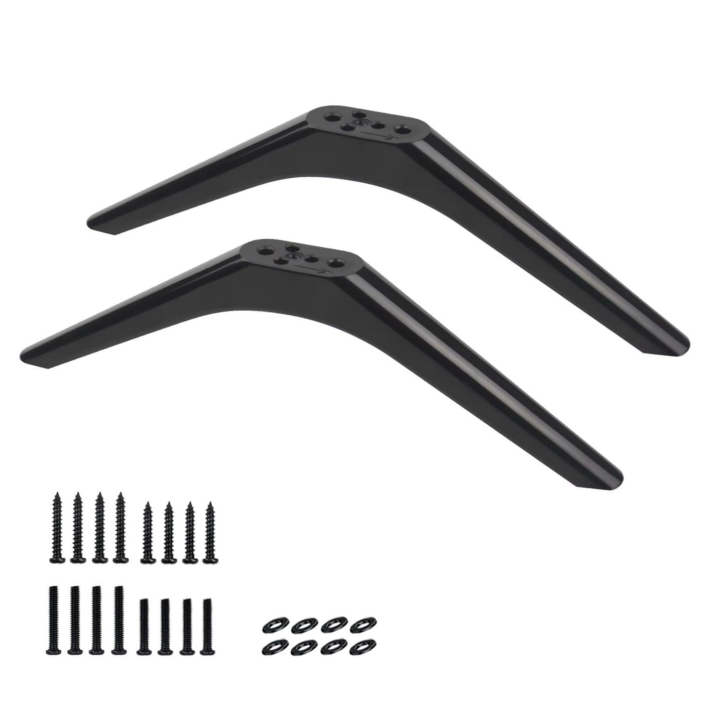 Yaotieci TV legs for TCL TV Stand legs for Roku TV Stand Legs for TCL 32 inch 32S330 32S327 32S325 32S321 32S305 32S301 with Screws Easy to Install