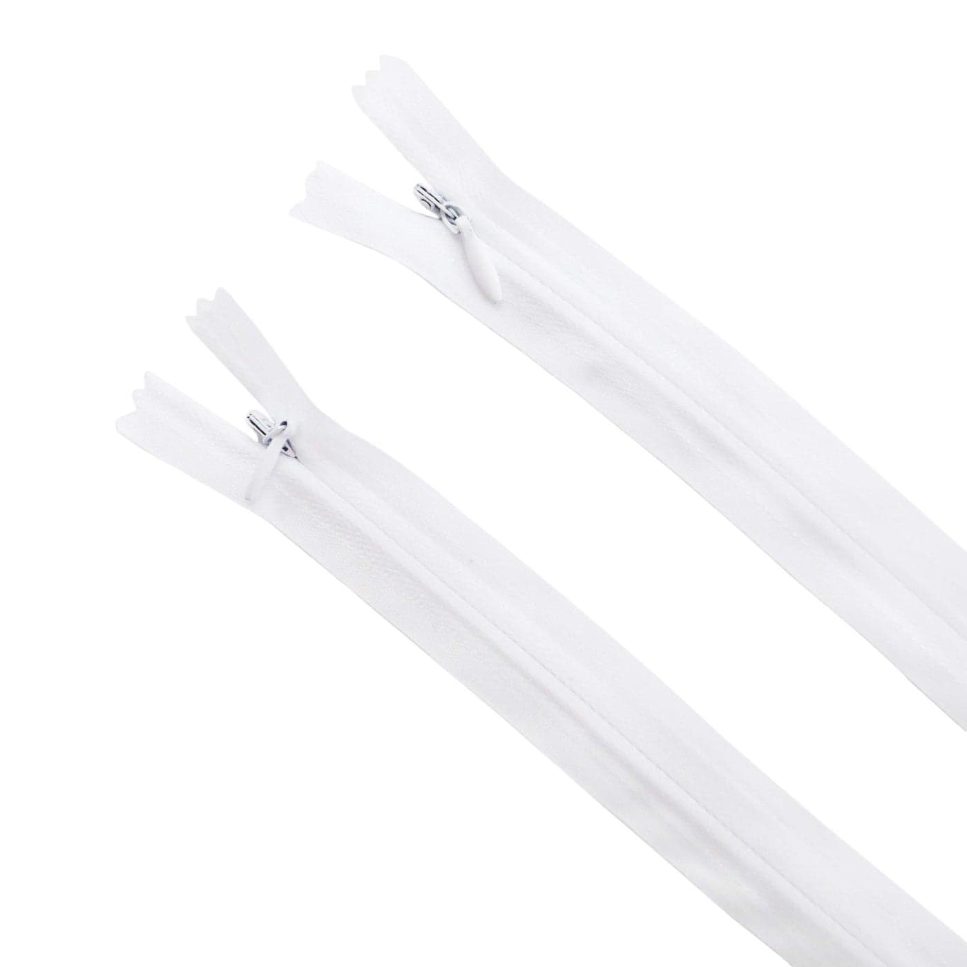 Seeking ROAM Invisible Zippers Nylon Coil 3 2 Pieces White 18 inch