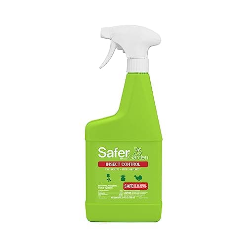 Safer Brand Garden SG5110 Insect Control and Killer Spray – Kills Aphids Beetles, Boxelder Bugs, Caterpillars, Earwigs, Spider Mites, Stink Bugs & More – Natural Oils Gentle on Plants – 24 fl oz