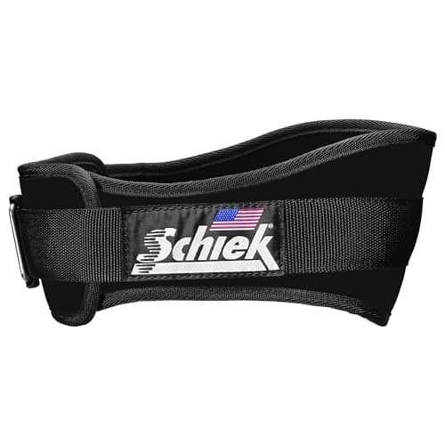Schiek Sports 2006 Nylon 6 Inches Weight Lifting Belt - Support Belt for Power Lifting - Long Lasting - Navy Blue