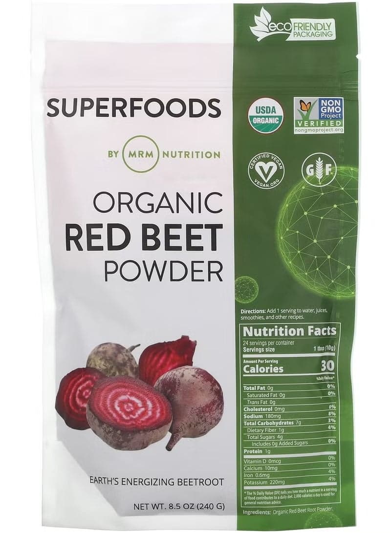 MRM Nutrition, Organic Red Beet Powder, 8.5 oz (240 g)