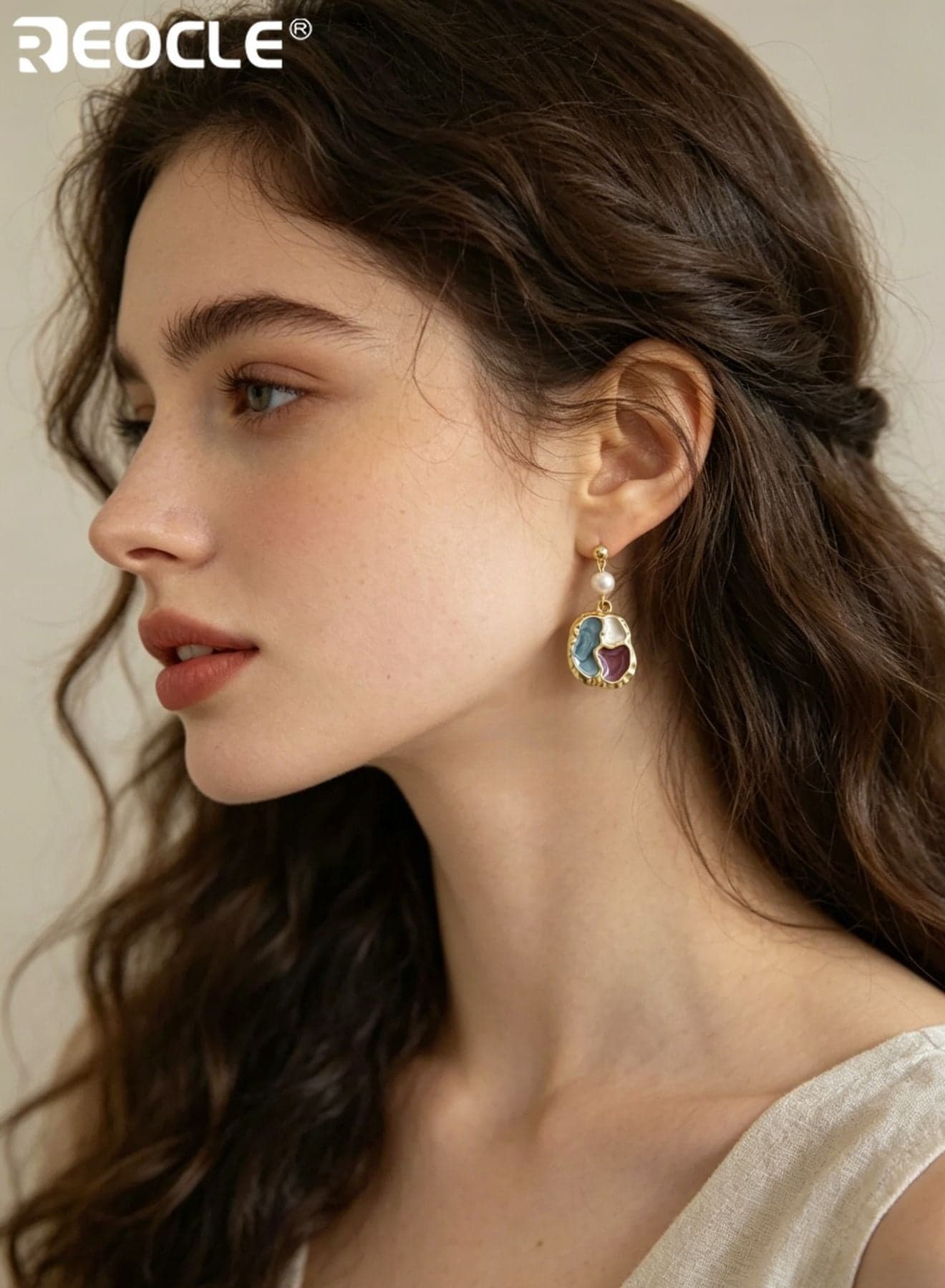 Women’s Sterling Silver Drop Earrings with Irregular Shape Design Pearl Accent Jewelry with Artisan Craft for Women’s Elegant Wear