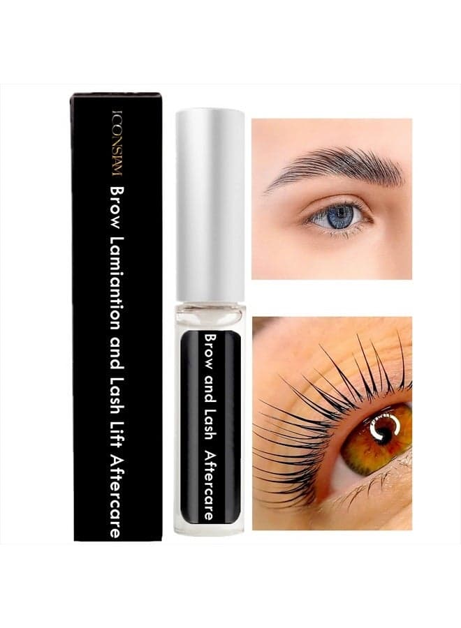 Brow Lamination and Lash Lift Nutrition Clear Eyelash Perm Aftercare Save Burning Eyelash & Eyebrow, Keratin Boost Care Fix Messy Brows/Lashes into Neat Look for 8 Weeks