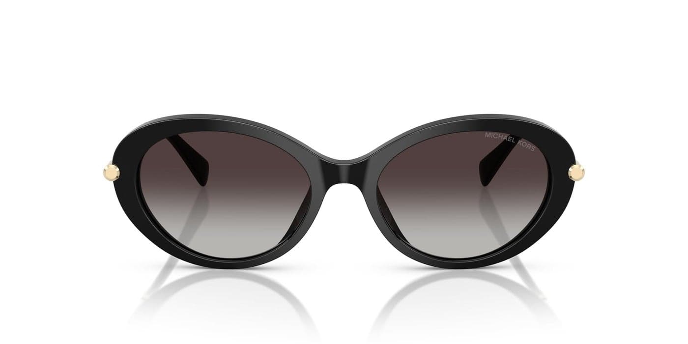 Michael Kors MK2245U Rockaway Sunglasses, Black/Dark Grey Gradient, 53 mm