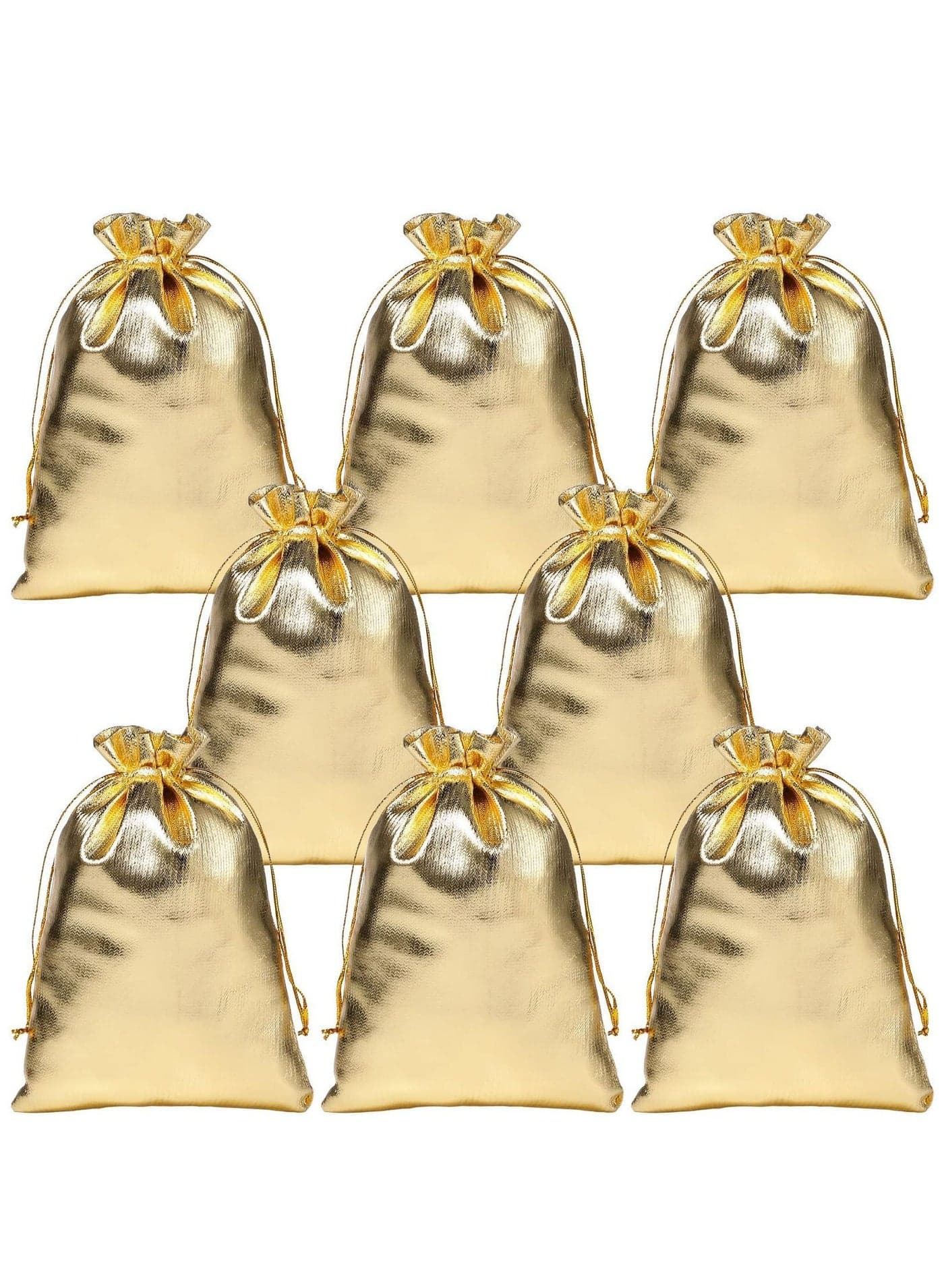 100pcs Drawstring Pouches Bags 5 x 7 Inch Jewelry Watches Earrings Bracelets Lipstick Baby Shower Party Wedding Favor Cookies Candy