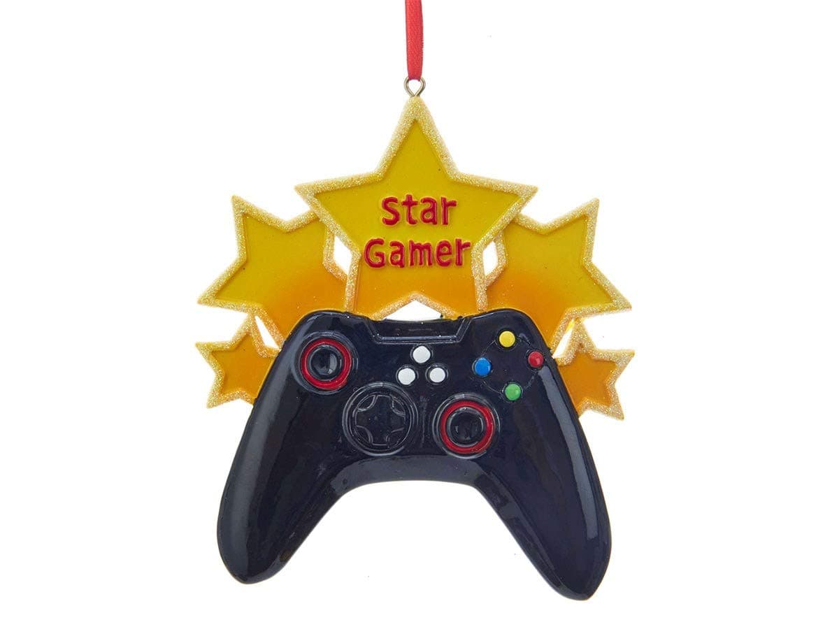 Star Gamer Ornament W8364 New