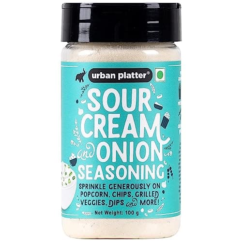 Urban Platter Sour Cream and Onion Seasoning, Perfect for Pop Corn, Pasta, Fries, Dairy-Free, 100 g