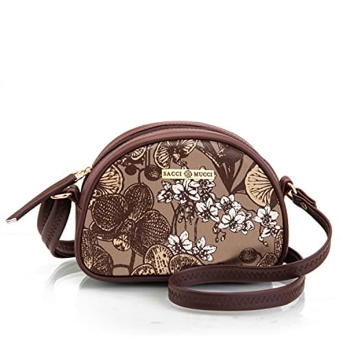 SACCI MUCCI Latest Cross Body Sling Bag for Girls/Women (Brown)