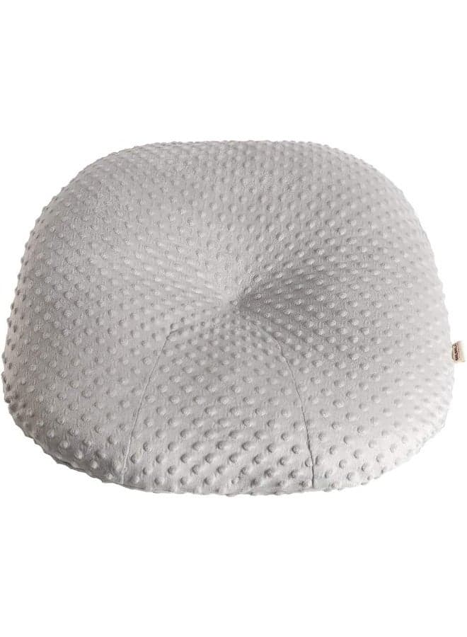 Owlowla Newborn Lounger Cover, Minky Removable Slipcover Fits Newborn Lounger for Baby Boy Girl (Silver Gray)