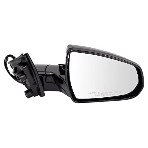 TRQ Passenger Side Mirror Assembly Power Heated Foldaway Paint to Match Compatible with 2010-2016 Cadillac SRX